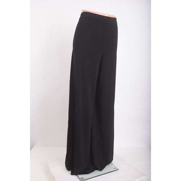 Marina Rinaldi Voyage Womens Wide-Leg Ubicato Trousers Pants XXL 2X Knit Black - Picture 2 of 7